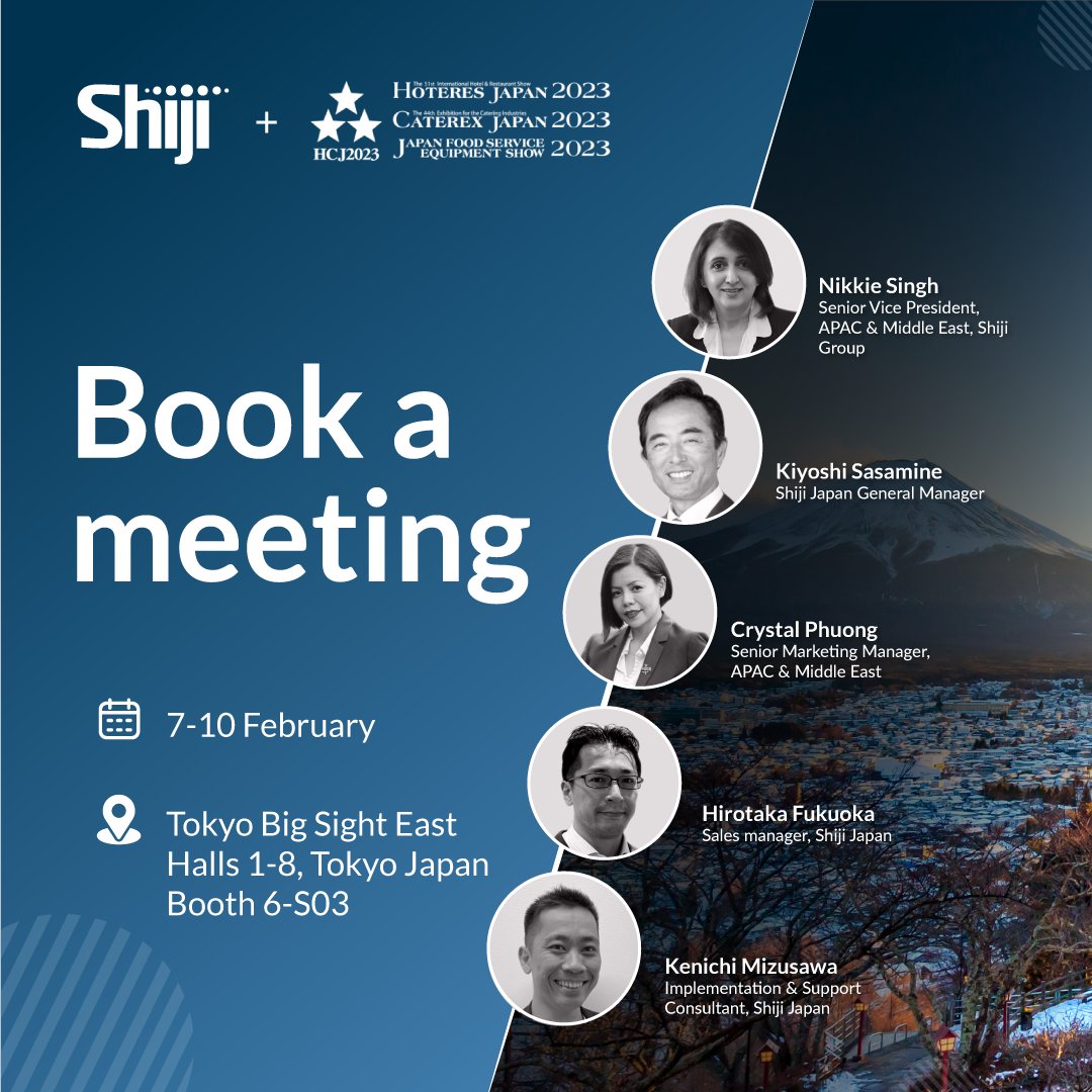 We are excited to exhibit at HOTERES! Meet our team to discover Shiji innovative technology to improve the digital guest experience from pre-arrival, arrival, stay, departure and post-stay. Book a meeting:
shijigroup.com/events-lps/hot…

#shijigroup #hospitality