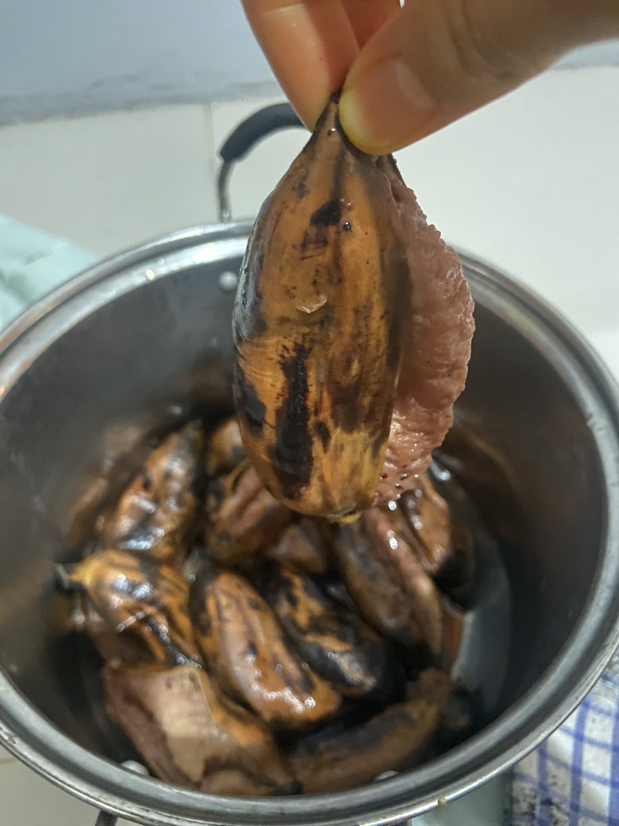 Lupa angkat rebusan pisang 😭😭😭😭 pisangnya kaya ubi cilembuu