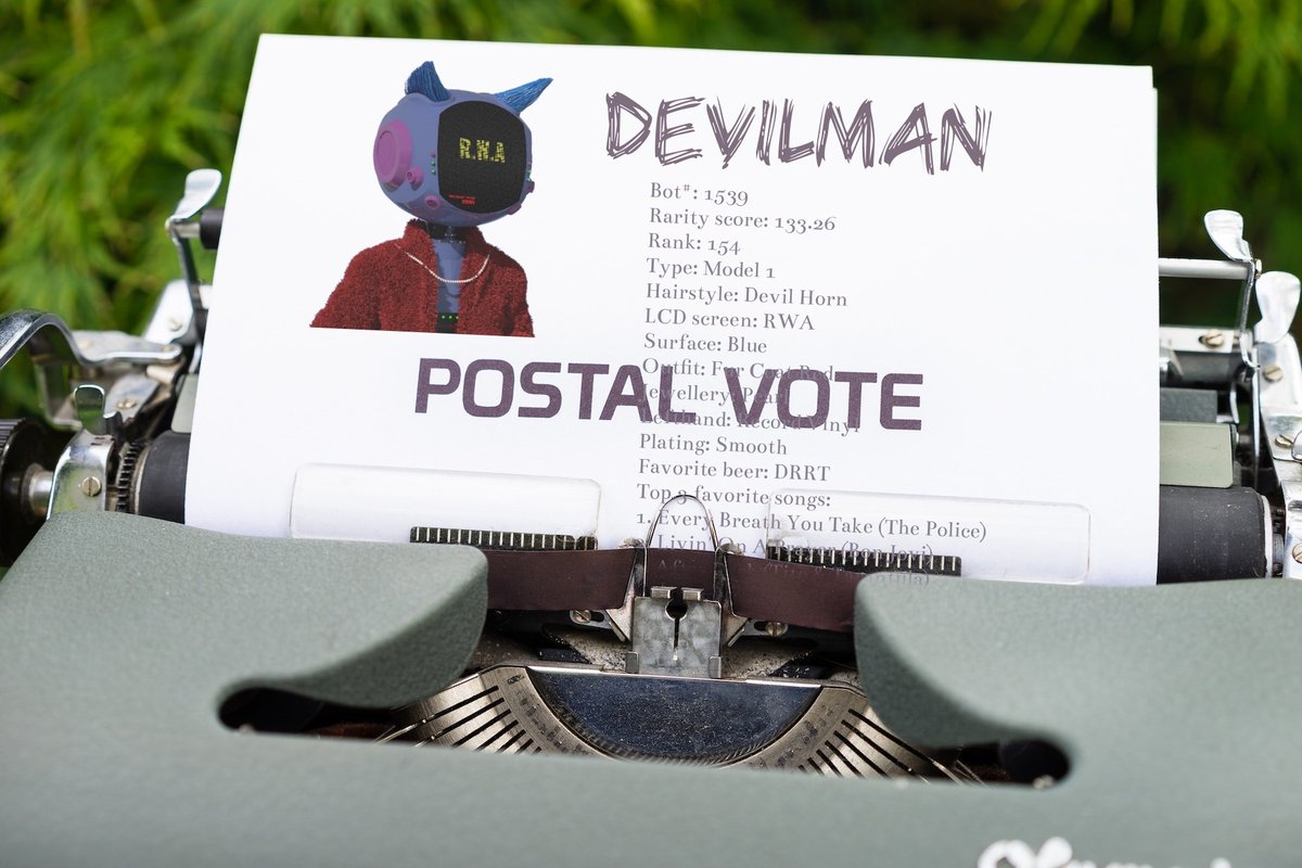 Kento_Ramu's tweet photo. Vote Devilman for Beatmaster π³
#wearedrrt #drrt
@weareDRRT @adamski_nft https://t.co/7IhxUKguuJ