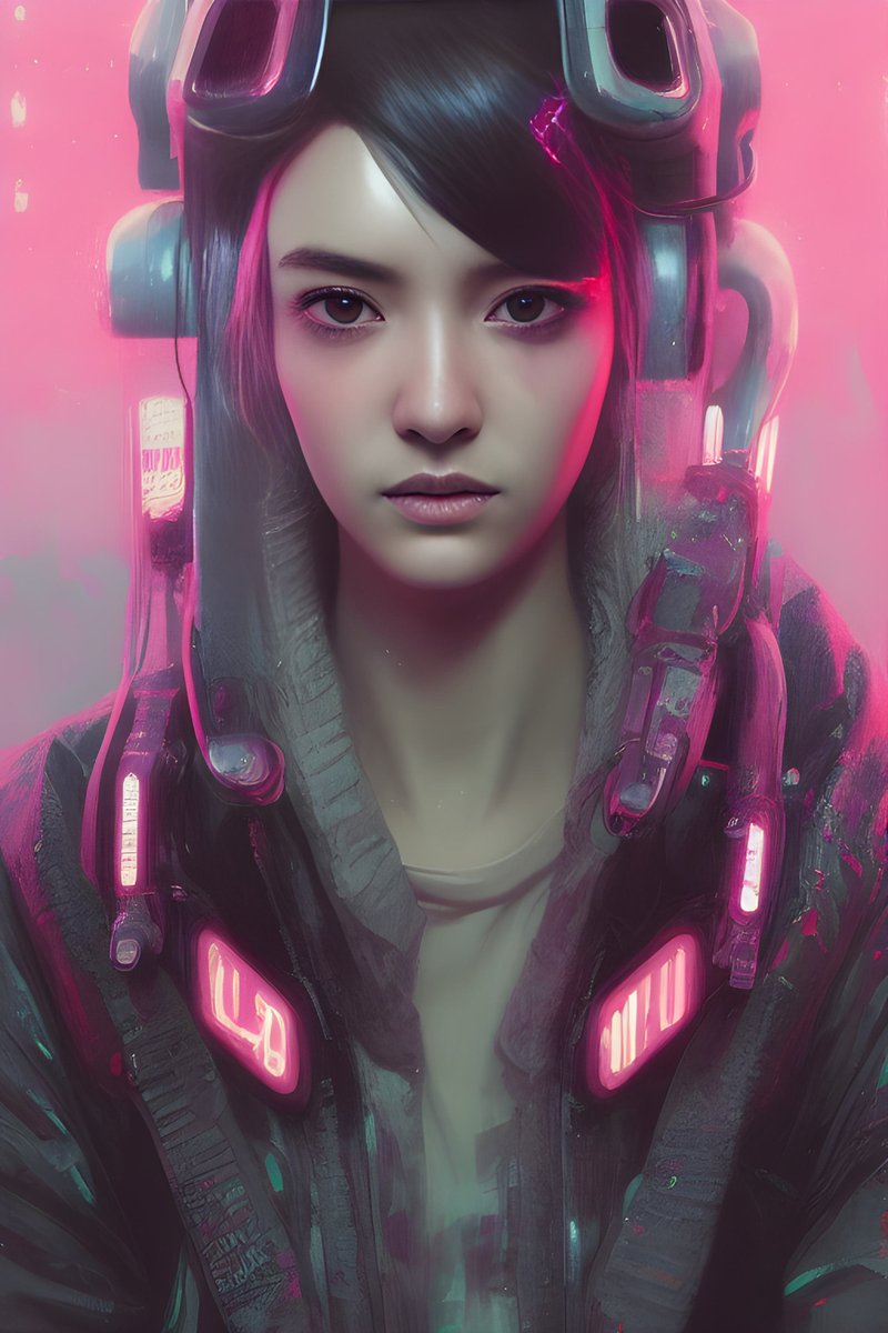 CytecK's tweet photo. Chicas #cyberpunk #StableDiffusion2 #stablediffusionart https://t.co/p2XGyywnEB