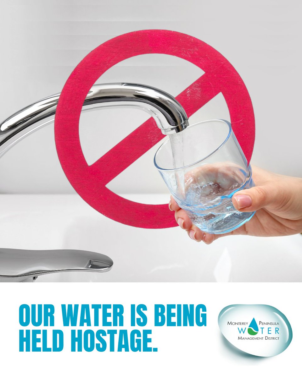 MontereyWtrDist's tweet photo. All that stands between us &amp; access to a source of clean drinking water is Cal Am's signature. They are holding our water hostage to get more rate payer money. Contact the CPUC by going to https://t.co/VToFCyfDRs and click on Add Public Comment to insist that Cal Am signs now! https://t.co/aKpllx7Rja
