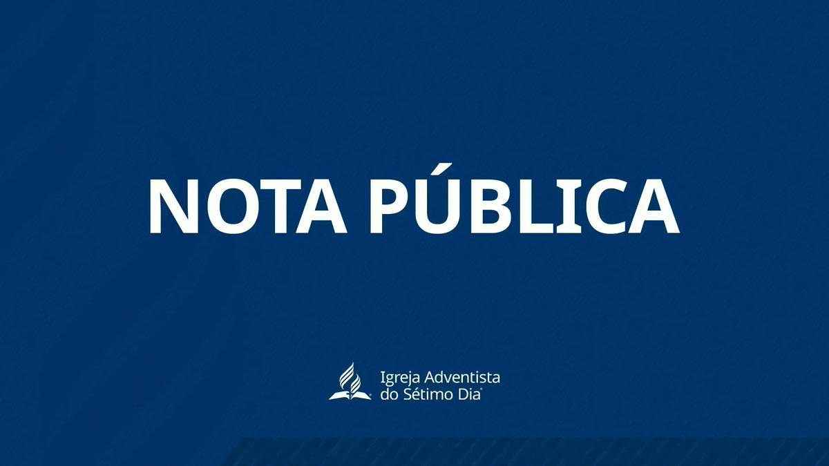 Nota pública da Igreja Adventista sobre os acontecimentos de 8 de janeiro em Brasília: buff.ly/3GO3Ir9