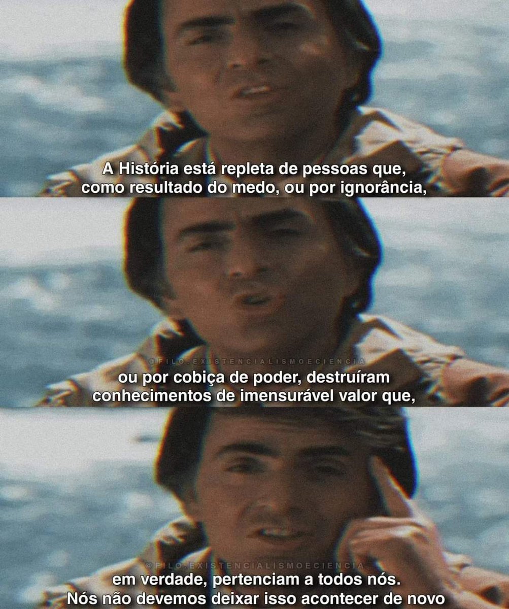 Carl Sagan em 1980... Mas ainda soa atual