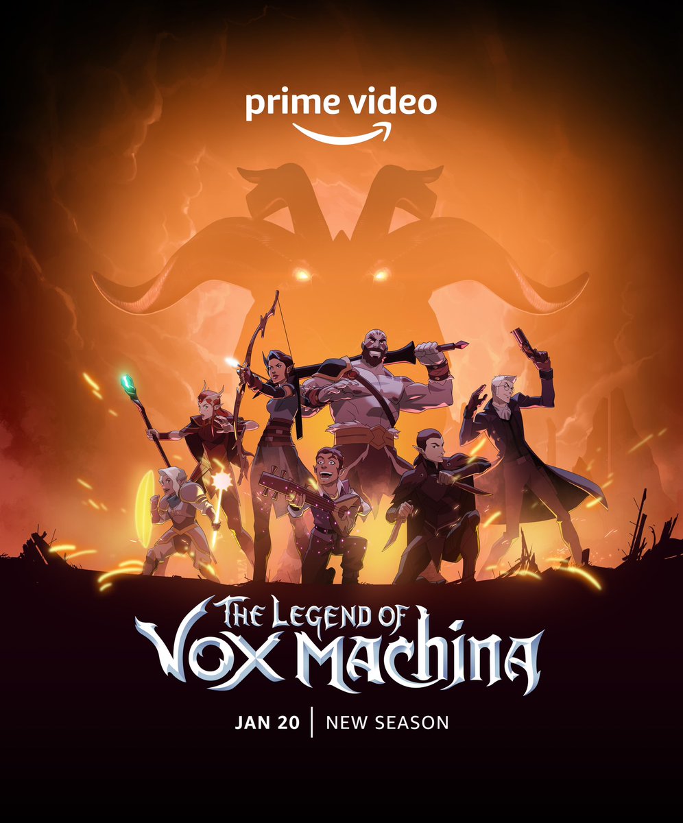 We are back! Season 2 premieres January 20th! #CriticalRole #TheLegendofVoxMachina