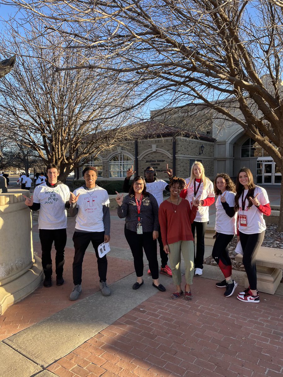 WreckEmPrep's tweet image. Campus takeover