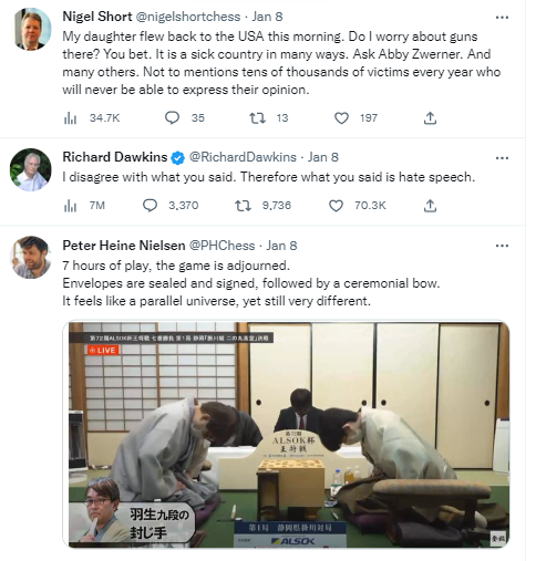 From three highly interesting and straight forward people..