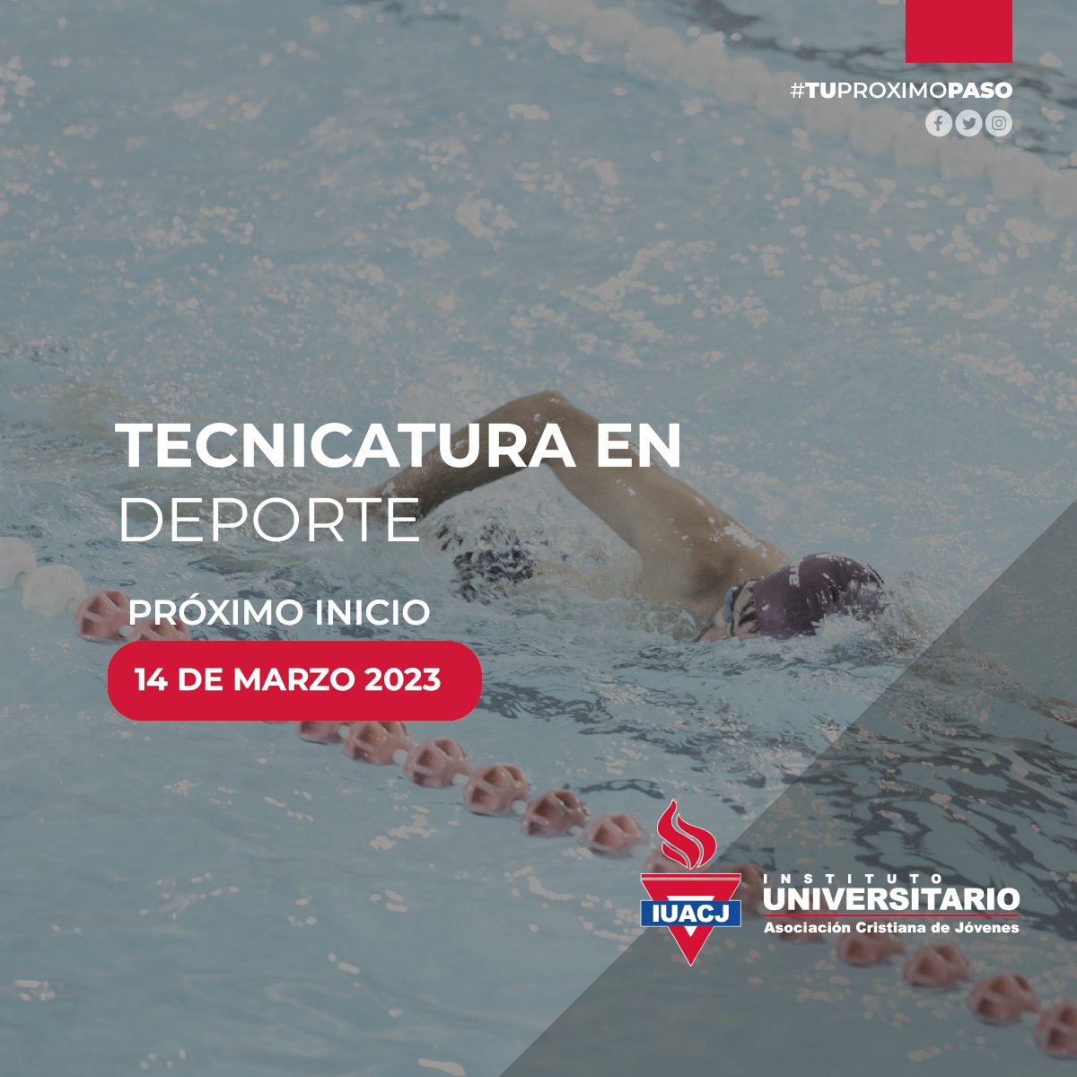 Tecnicatura en Deporte Carrera Universitaria reconocida por el Ministerio de Educación y Cultura.
Deportes: Atletismo, Basketball, Gimnasia Artística, Handball, Natación

Duración: 2 años

Próximo inicio: 14 de marzo 2023
Inscripciones abiertas

iuacj.edu.uy/IUACJ/tecnicat…