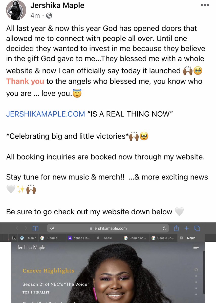 Official Website Launch alert!!! 🚨😱
Thank you Jesus!!! 
jershikamaple.com