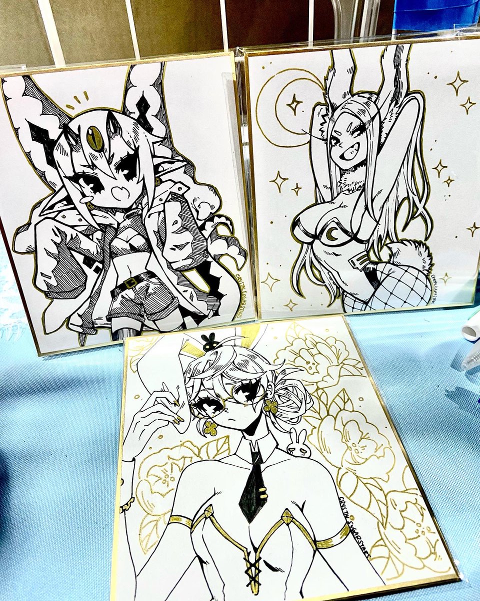More shikishis!🖤✨ 