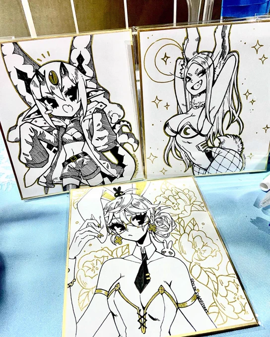 More shikishis!🖤✨ 