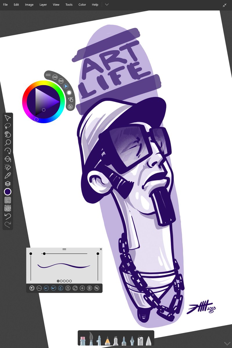 deltatangomike's tweet image. &quot;Styles&quot; Art by @deltatangomike
#MONDAYSKETCHES drawing on #SurfaceStudio with a new drawing app: #SketchableApp 

Free to Join the Sketching and Drawing Discord!
discord.gg/Aztw26azaZ

#DigitalPencils #SketchablePLUS #ArtTools #DrawWithSketchablePLUS #CreatedwithSurface