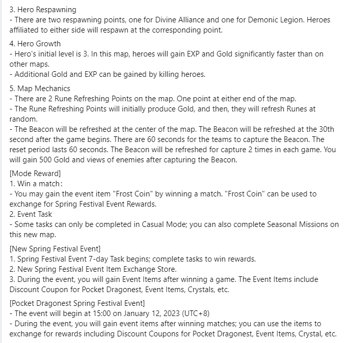 AutoChess_Moba's tweet photo. Patch Notes  [January 11, 2023] https://t.co/Go3kwJDz8B