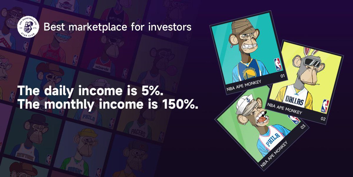 NBAApesClub's tweet photo. Congratulations to the NBA APES project has been approved by the audit department of the authoritative department, the new contract income is 5%https://t.co/gKymVC7SBa https://t.co/Ly71Lq9Vme