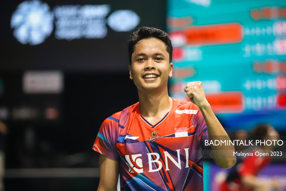 BadmintonTalk's tweet photo. Ginting with a fine win over Ng Ka Long!

#BadmintalkPhoto #MalaysiaOpen2023 #PMO2023 https://t.co/qUU6myHg5v
