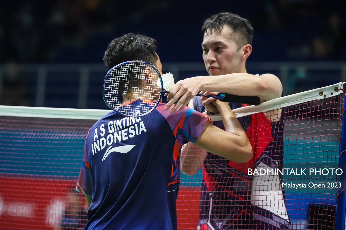 BadmintonTalk's tweet photo. Ginting with a fine win over Ng Ka Long!

#BadmintalkPhoto #MalaysiaOpen2023 #PMO2023 https://t.co/qUU6myHg5v