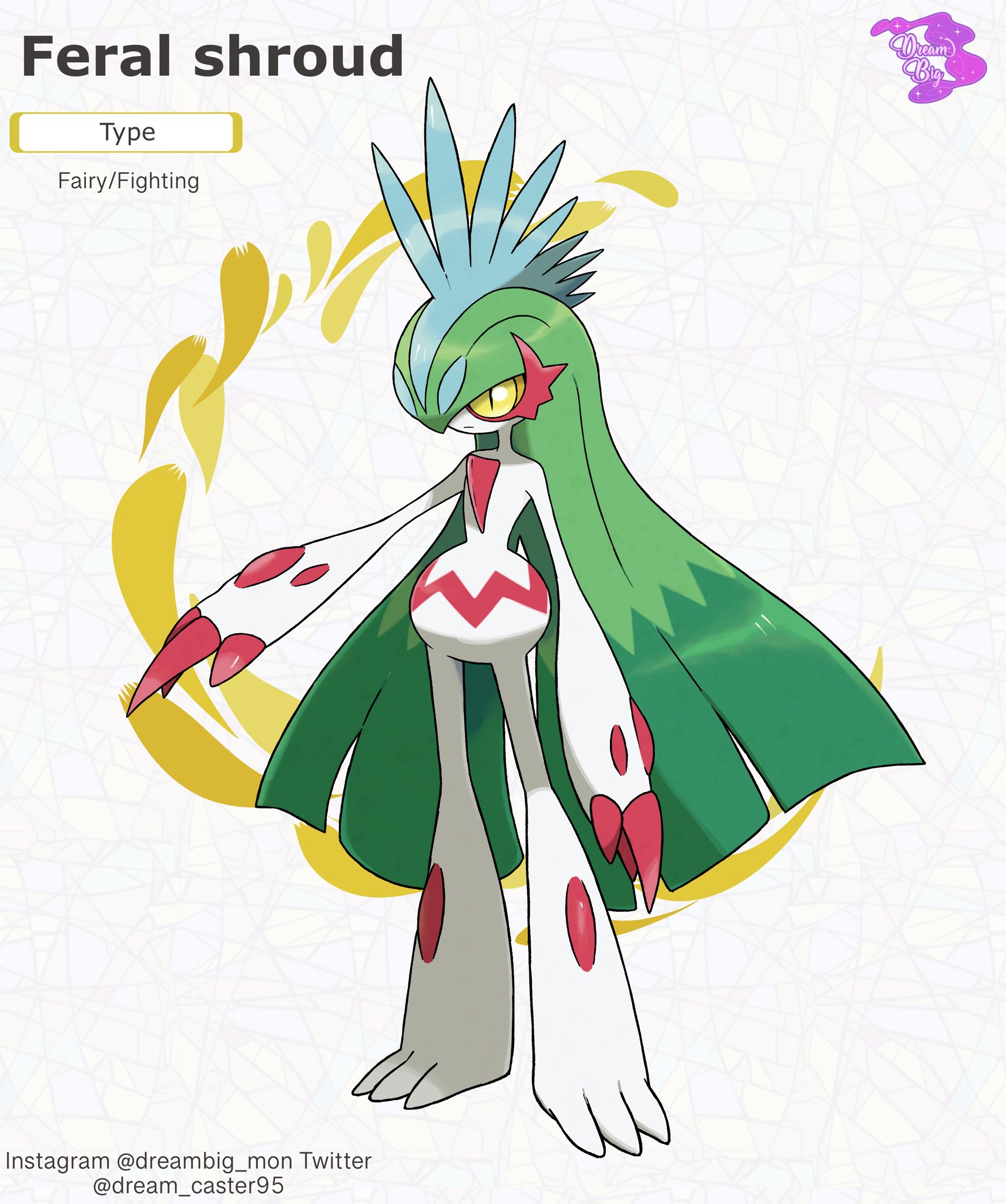 POKEMON GARDEVOIR GALLADE PARADOX FORM Type: dragon/psychic . . . . . . .  #pokemonlegendsarceus #pokemongo #pokemonswordshield…