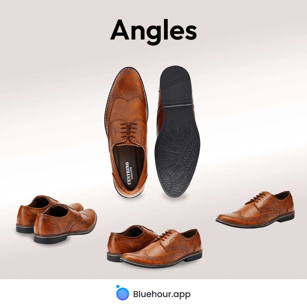 AppBluehour's tweet photo. More product photos help reduce return rates. It gives customers a clear idea of the product👞

📱Capture multiple angles of your product with https://t.co/ucHo0BtKS0

Try now-https://t.co/qht4K0WGVz

#bluehourapp #shopify #productphotography #angle #diffrentangles #angleshot https://t.co/SDDpkhtGDv