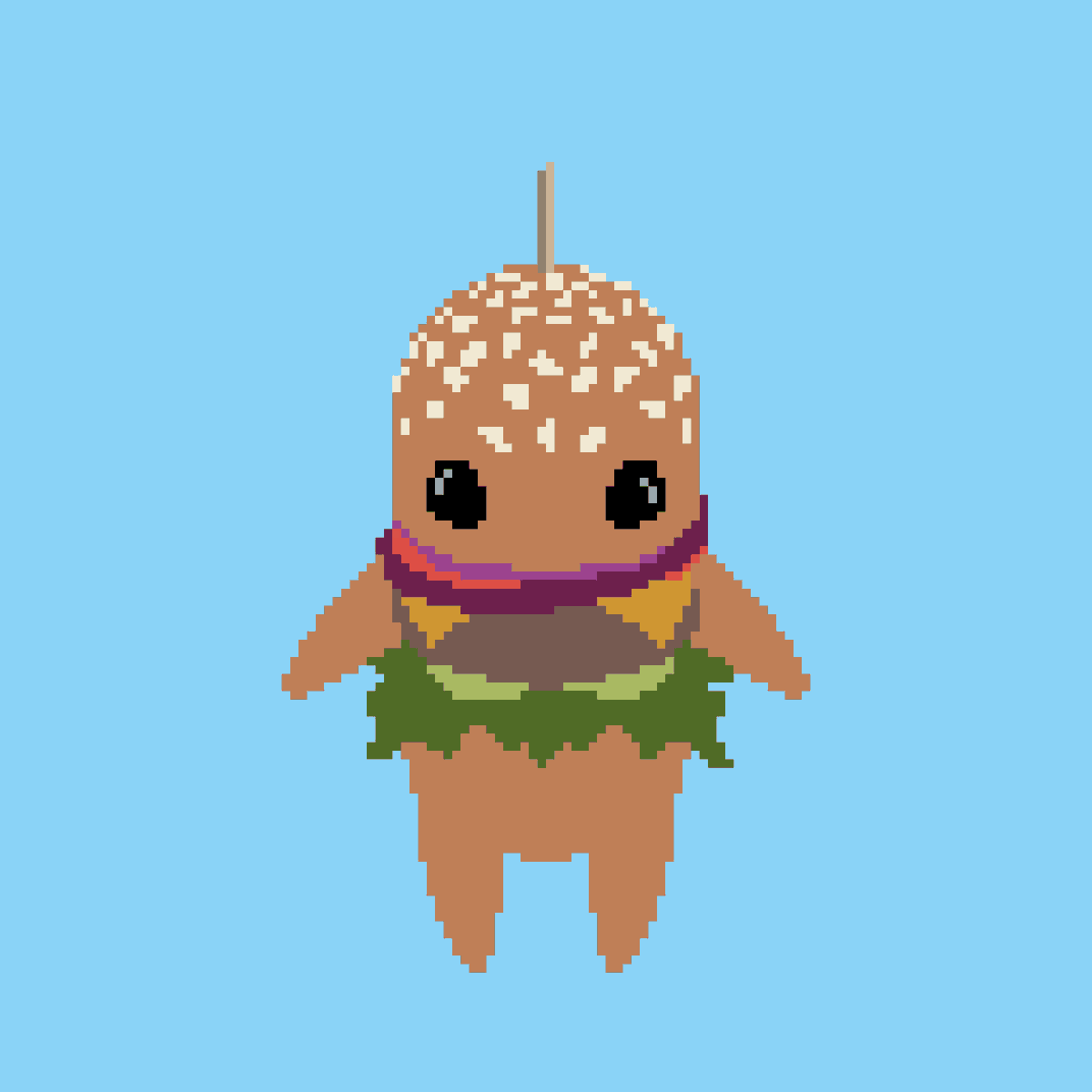 Pixel Burger Pill 👀 <a href="/littlepillsnft/">Little Pills</a> 

#pixelart #NFT #NFTCommmunity