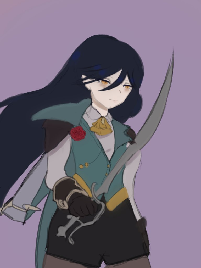 Oyakoro3's tweet photo. Drew another one of the leaked characters #Genshinlmpact #genshinleaks #Fontaine https://t.co/zBv5GxWQRT