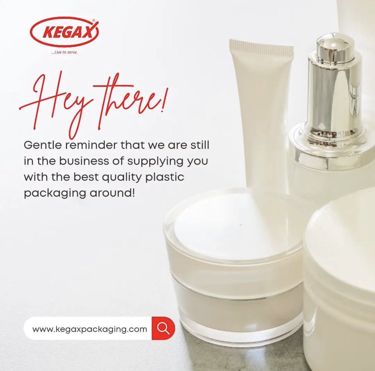 Here to remind you that Kegax Pacakaging remains your number one go-to brand for all your packaging needs this year!😁

We look forward to doing satisfying business with you this year. To work with us, simply click the link in our bio to get started.