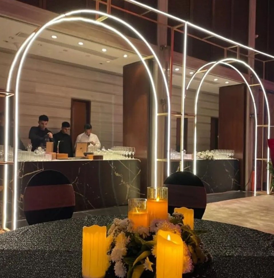 We put all of our heart and soul into creating these incredible experiences so that you can enjoy a magical evening with your loved ones.🤌🏻✨

#weddingdecor #weddinginteriors 
#mandapgoals #couplegoals #happymarriedlife  #weddingdecorinspiration #weddinginspo