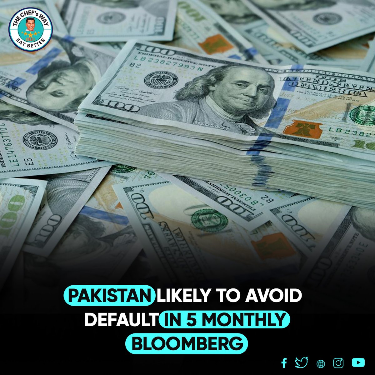 thechefswayhd's tweet photo. US-based financial news service, Bloomberg has dismissed reports speculating that Pakistan 
#US #dollar #blommberg #default #thechefsway https://t.co/B66t0y3JkP