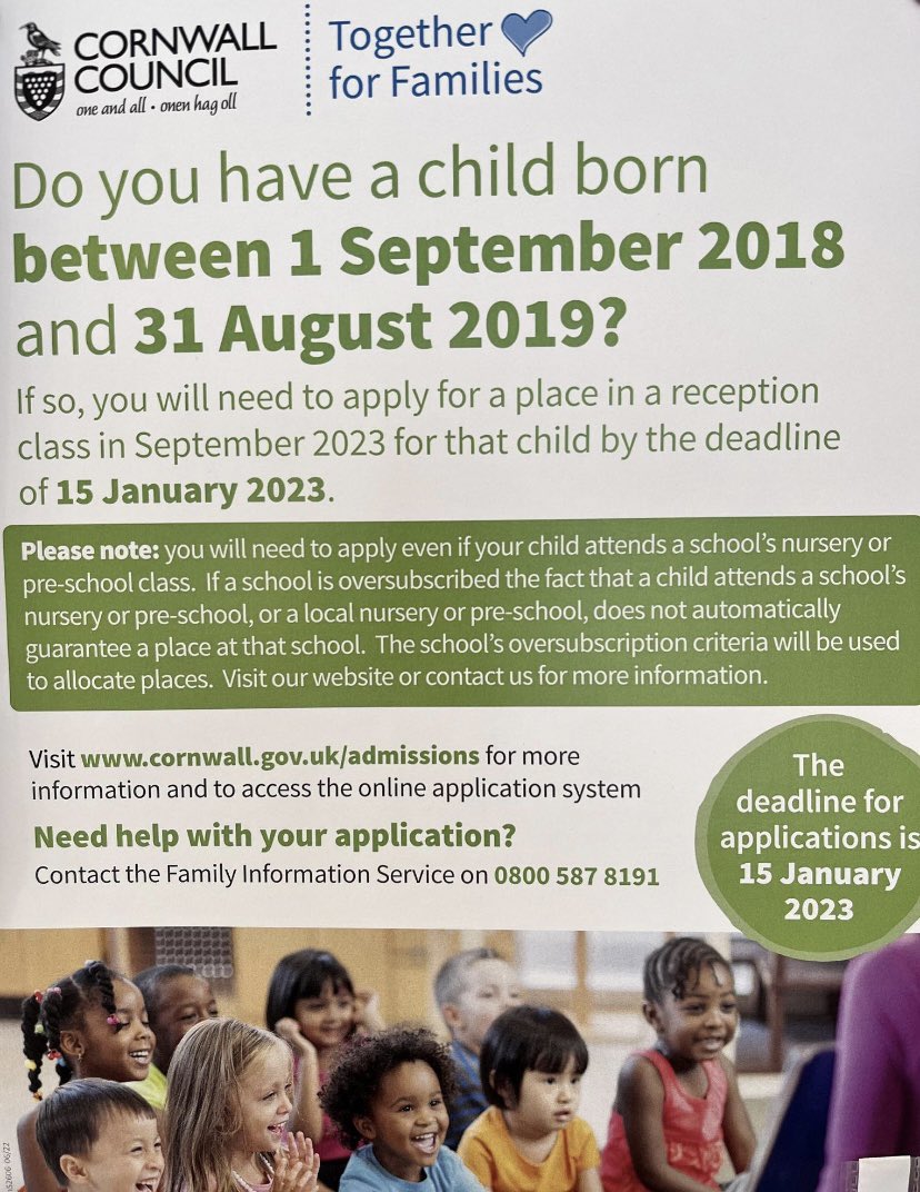 Looking for a great primary school for September 23 or now. <a href="/StMarys_Fal/">St Mary’s Falmouth</a> is an amazing school which offers a nurturing values driven ethos where your child can flourish and excel. <a href="/PlymouthCAST/">Plymouth CAST</a> <a href="/FalmouthTownUK/">#loveFalmouth</a> #Falmouth  come along for a visit, call 01326 314540