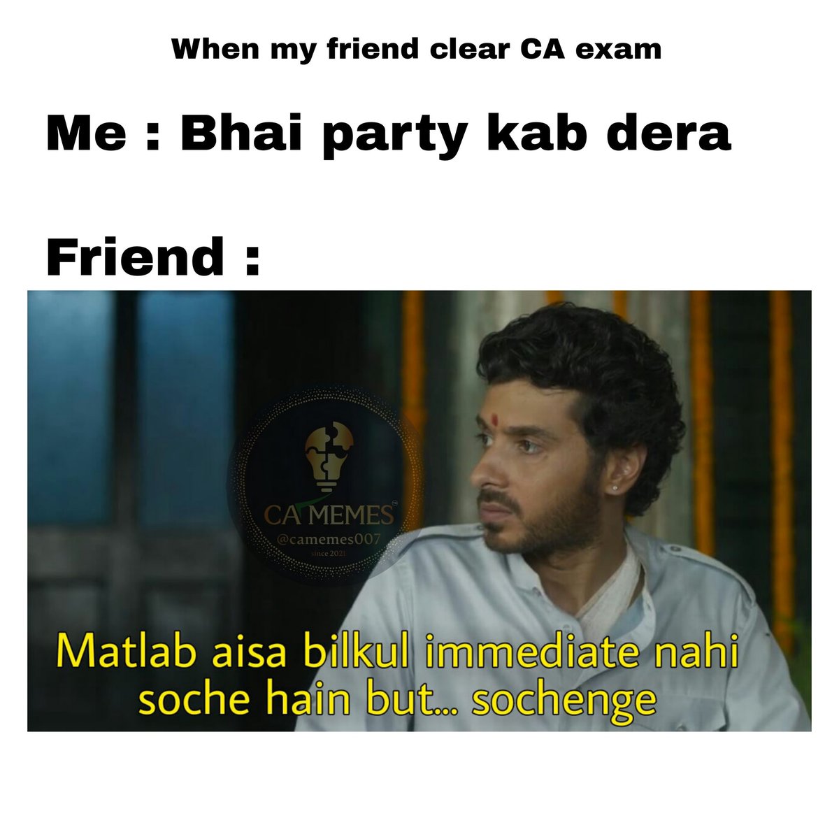 camemes007's tweet photo. Party from Friend 😂

Follow
@camemes007 
#caresult
#camemes007 #cameme #castudents #cafoundation #cainter #cafinal #camemes #meme #icai #justice #justiceforcastudents #icai #cafaculties #cafaculty
#charteredaccountant  #ca #cameme #caexam #icai #caarticles #caarticleship #meme https://t.co/OOAOl6xB2g