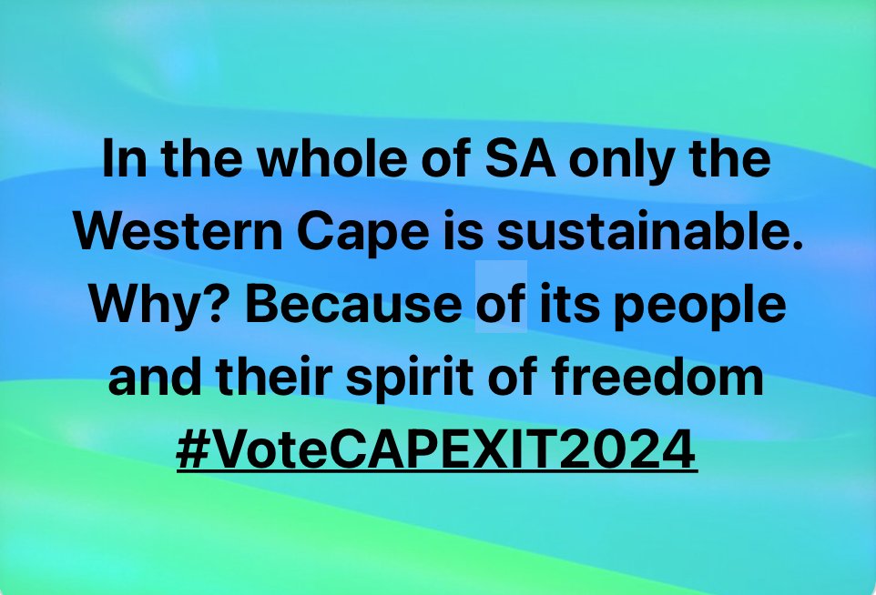 CapexitJeanne's tweet photo. #westerncape
#Zimbabweans
#PLANB
#Loadshedding
#EskomCEO
#CapeFirst
#VoteCAPEXIT
#Decentralisation
#Referendum
#DirectDemocracy
#Switzerland
#Singapore
#HongKong
#SouthKorea https://t.co/OlD1SiQzrz