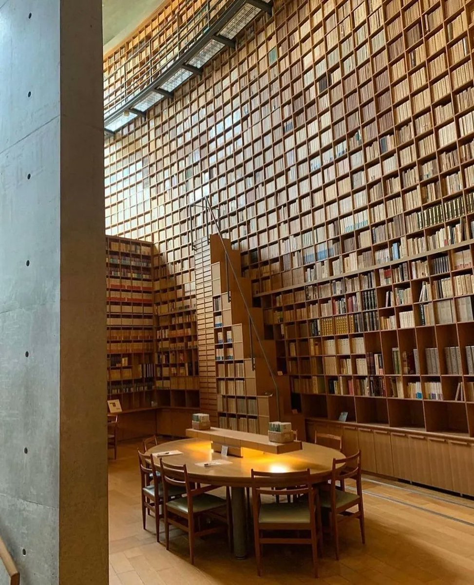 NOWNESS's tweet photo. #InResidence: Shiba Ryotaro Memorial Museum Library by Tadao Ando, 2001 📚 https://t.co/oQHWLOqzNi