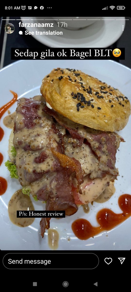 ZamrutF's tweet photo. @AbudiAlsagoff Tgh mask bagel utk cafe anak. Jemput mkn bagel sandwich di Homebakeratclover_perda di Bandar Perda, BM, Penang. https://t.co/vQlqdd2Dev