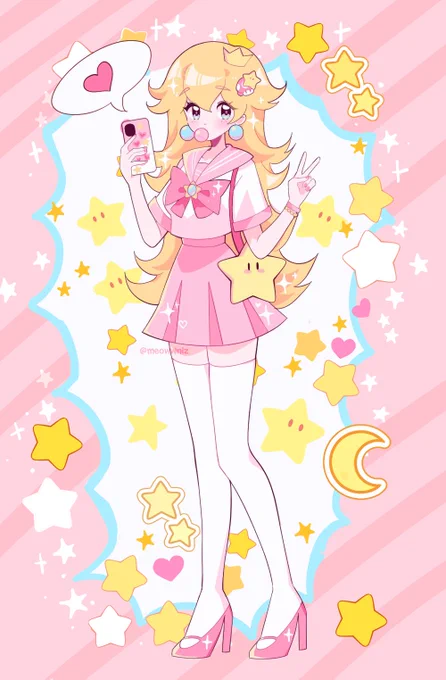 pink peach 