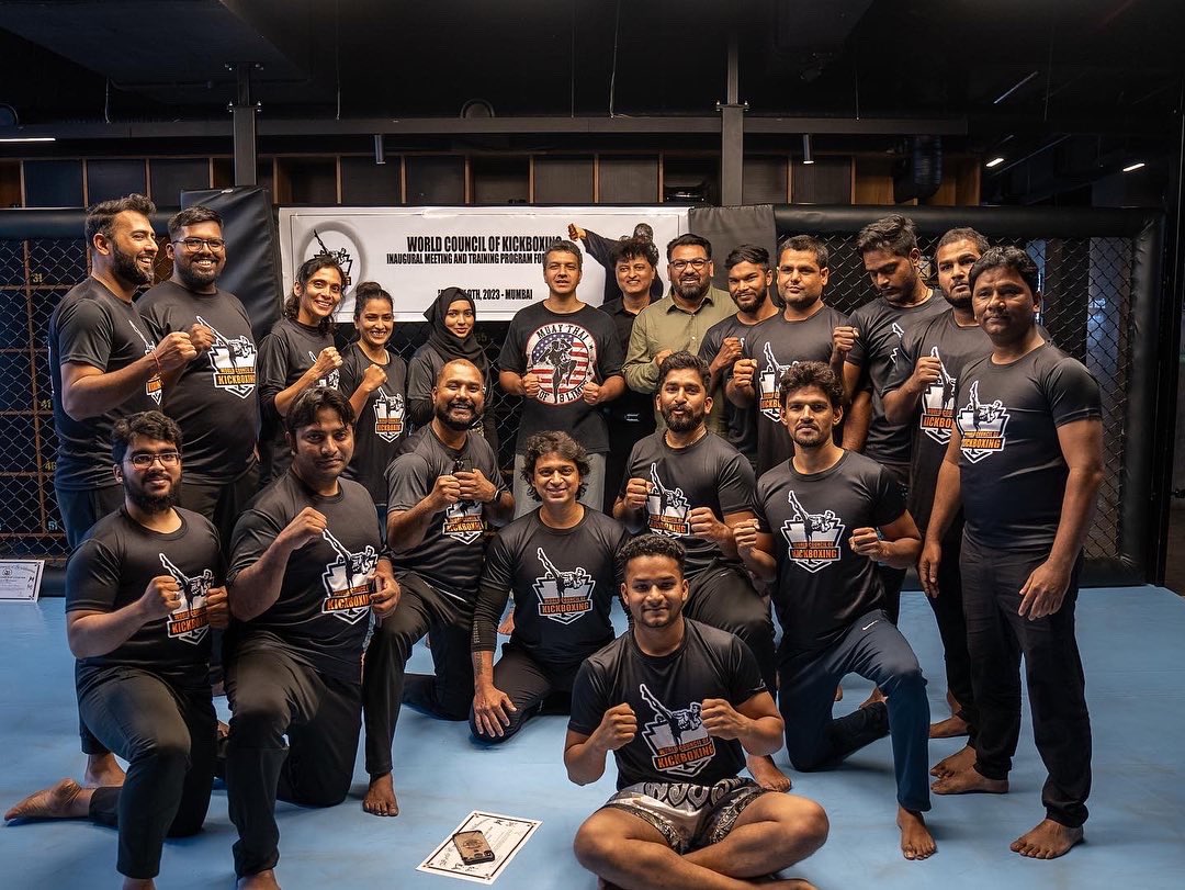 mmafedindia's tweet photo. What a brilliant event held by #wckickboxingusa @Daniel_Isaac75 @alanthebull #jitujain at @MmaMatrix
.
Pro- Kickboxing is back!!! WCK enters the Indian sports circuit in 2023 #kickupastorm #prokickboxing #kickboxing #wck https://t.co/YWkFVz324n