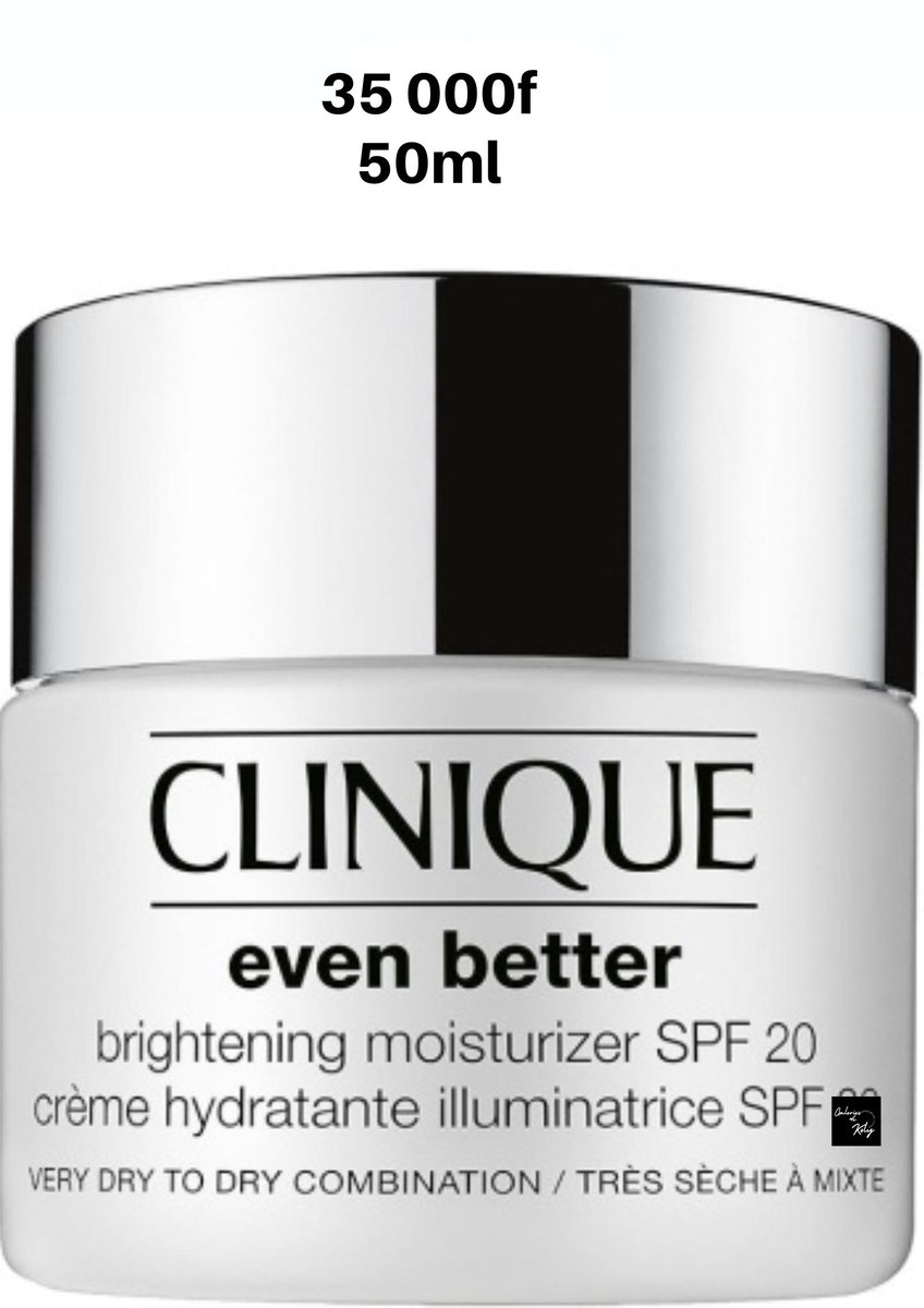 Galeries2Koly's tweet photo. Even Better SPF20 de chez Clinique 
Crème Hydratante Illuminatrice 50 Ml hydrate et protège la peau, tout en traitant et corrigeant les tâches pigmentaires. https://t.co/3S3sbkoTJw