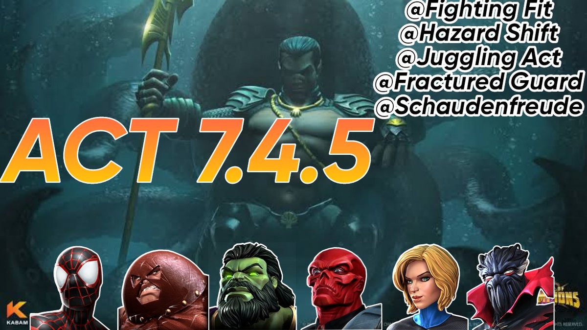 121Mcoc's tweet photo. MCOC: Book 2-Act 7.4.5|Hazard Shift|Namor Boss| #mcoc #mcocgameplay #marvel #Roadto1kSubscribers
https://t.co/Mo1w9iDc7g
Please like, Share and Subscribe to support the channel โบ๏ธ.
@MarvelChampions https://t.co/McIUErAIMA