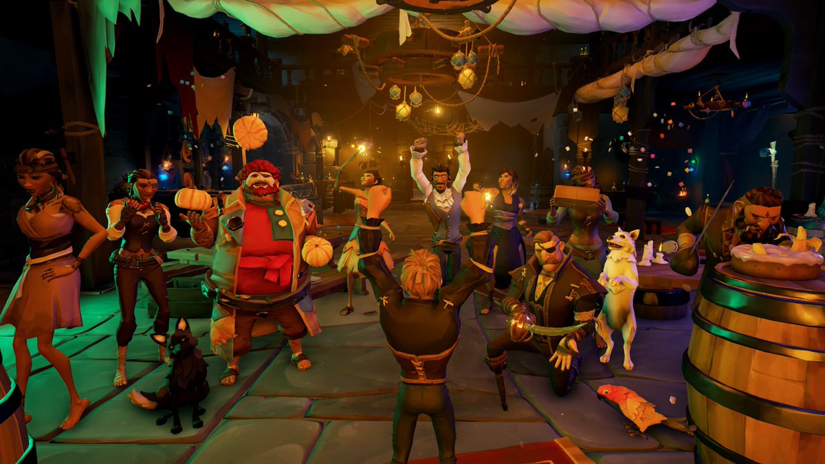makwazowskii's tweet photo. Yesterday you were just a young boy, but today, you become a Pirate 🗡🏴‍☠️
Arrrgh ya ready?!

#SoTShot Theme: Pirate party

@SeaOfThieves #SeaofThieves https://t.co/DRNctXQlRh