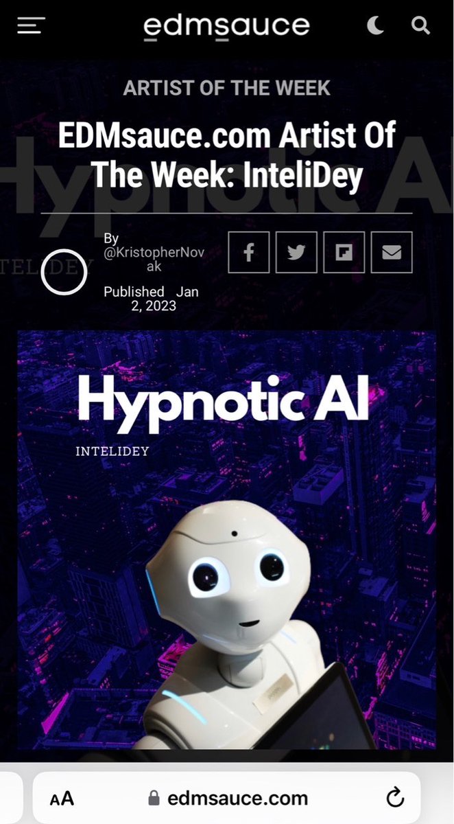 somdipdey's tweet photo. Super proud that my music is featured in top EDM news including EDMSauce! 

Checkout the news article: https://t.co/rrU0dEuhOz

#edm #music #intelidey #edmsauce https://t.co/eOe9THF1Cz