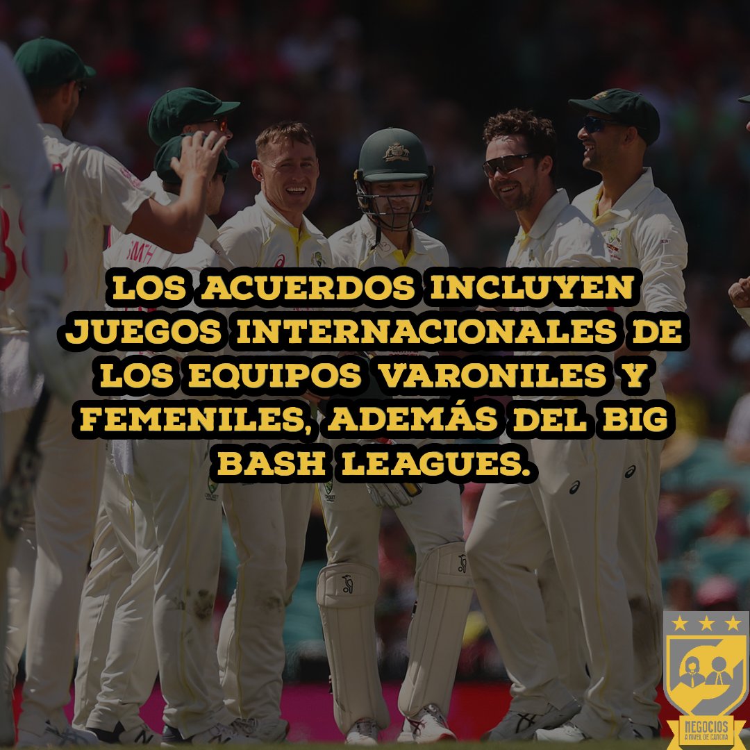 El cricket es conocido como el deporte más popular en Australis y considerador el principal en su país.
Hecho que se refleja en las cifras que han pagado las televisoras para transmitir a las selecciones y equipos nacionales.
#PinkTest #CmonAussie