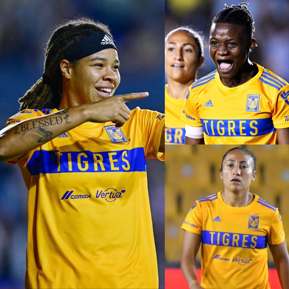 HTrickk's tweet photo. #TigresFemenil masacró 6-0 al #AtlasFemenil con #HatTrickk de 🇳🇬 #UchenaKanu, doblete de 🇺🇸 #MiaFishel y tanto de #JacquelineOvalle Fue un debut perfecto para la #UANL, quien va por el bicampeonato. ¿Quién las parará? ¿#Rayadas o #ChivasFemenil? https://t.co/iLsVVkSkEv