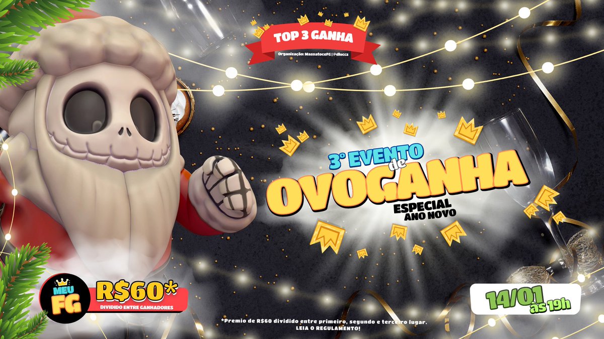 KoteFG's tweet photo. 3º Torneio OVOGANHA
TOP 3 com mais vitórias ganha premios!
Participe já! É de graça!
https://t.co/OgZ0SwBt1C
@franchiza #fallguys #fallguysbrasil https://t.co/TCN8F3ryFg
