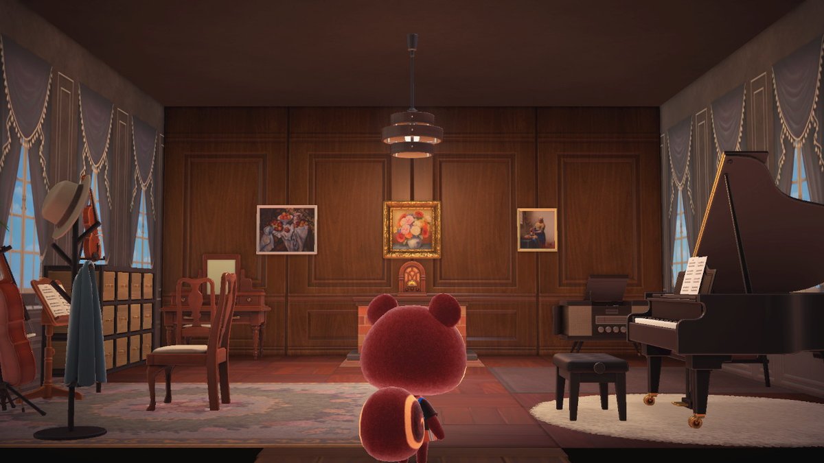 DigbyVFS_AC's tweet photo. Pecan's house (HHP) #AnimalCrossing #ACNH #NintendoSwitch https://t.co/9lzdVmu6o5