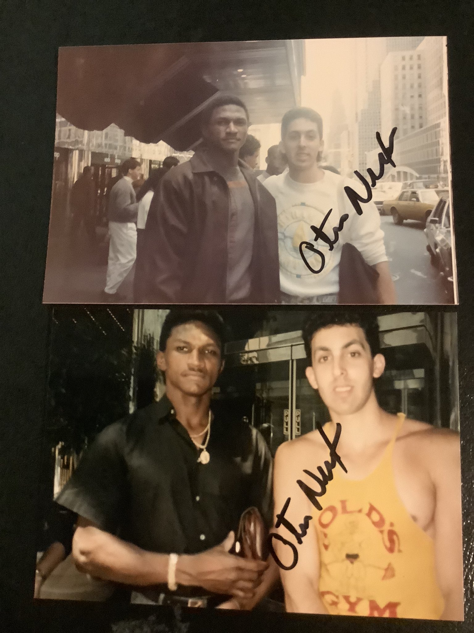  1980 s throwback pics of myself snd Otis Nixon who is such a nice guy, Happy Birthday to him 