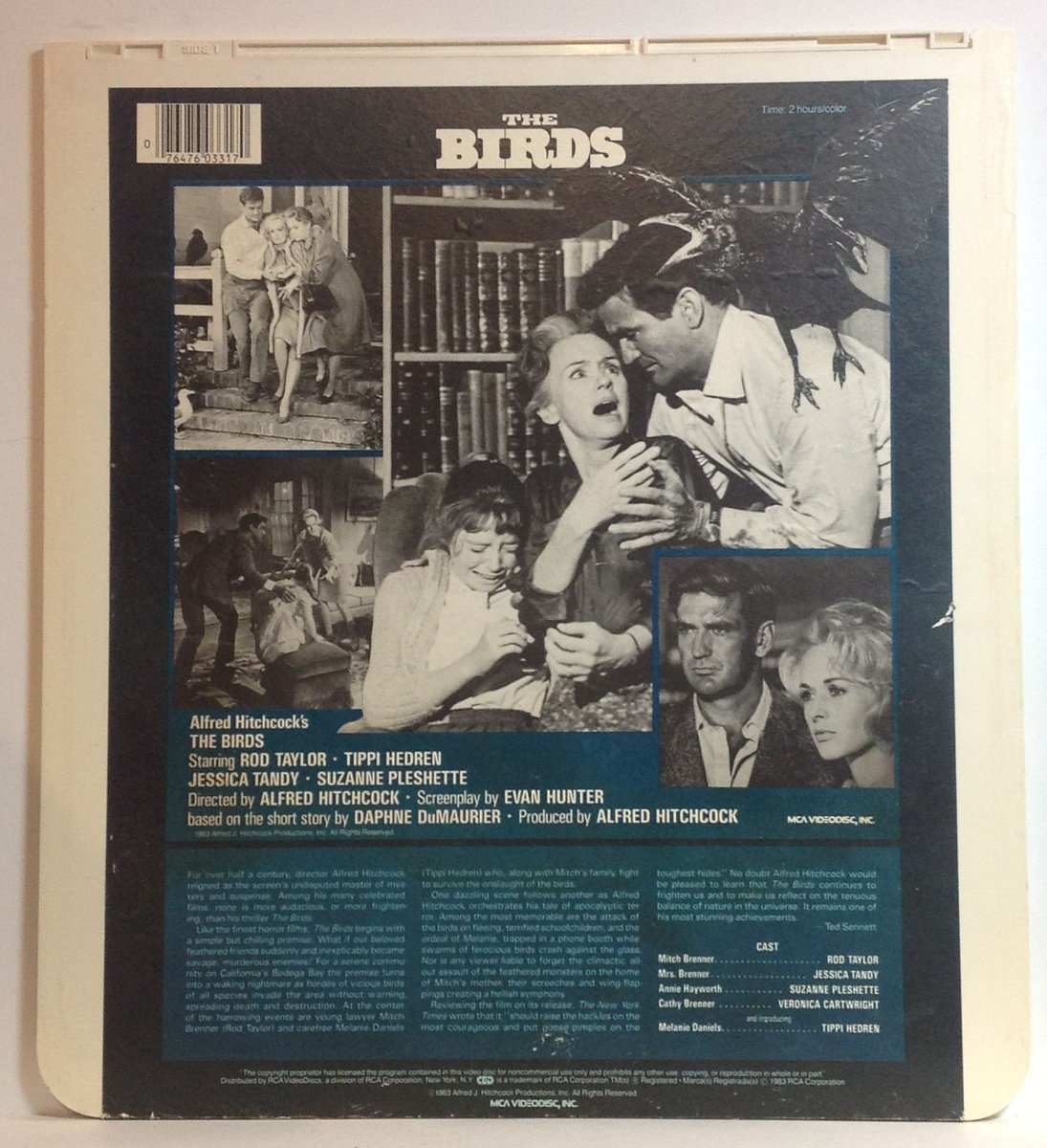 Fave5FromFans's tweet photo. Media from my collection.
@AlfredHitchcock The Birds on #CED #RCAVideoDisc
#homevideo #laserdisc #CED #CapacitanceElectronicDisc #videodisc #videodiscs #SelectaVision #vintage #retro #horror #horrormovies #dvd #analog #videostore #vcr #movies #shorror #physicalmedia #MCA https://t.co/Etor1XFMUQ