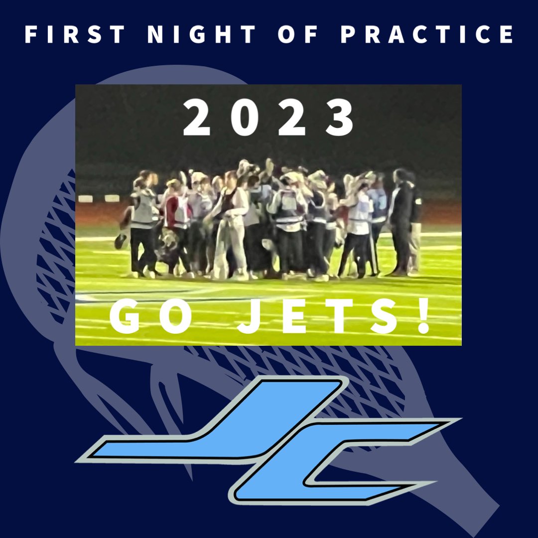 Andrew_fishin's tweet photo. First night of 2023 lacrosse season practice!  #gojets #jamesclemenslacrosse https://t.co/4PSB5YgM2Z