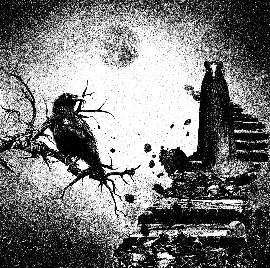 Ibarra_Z85's tweet photo. "The Black Crow Of Death" by Nayla Darkart https://t.co/Xv9MyR63HM