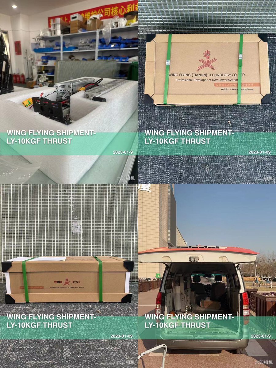 Amberyo04476152's tweet image. Our LY-10KGF Thrust Stand to Israel client. Thank you for Client trust. In 2023, we will be better and better and make our best effort to offer the best UAV power system solution to all of our clients in the world. 
 #UAVPropulsion  #VTOL #thrusttest #thrust