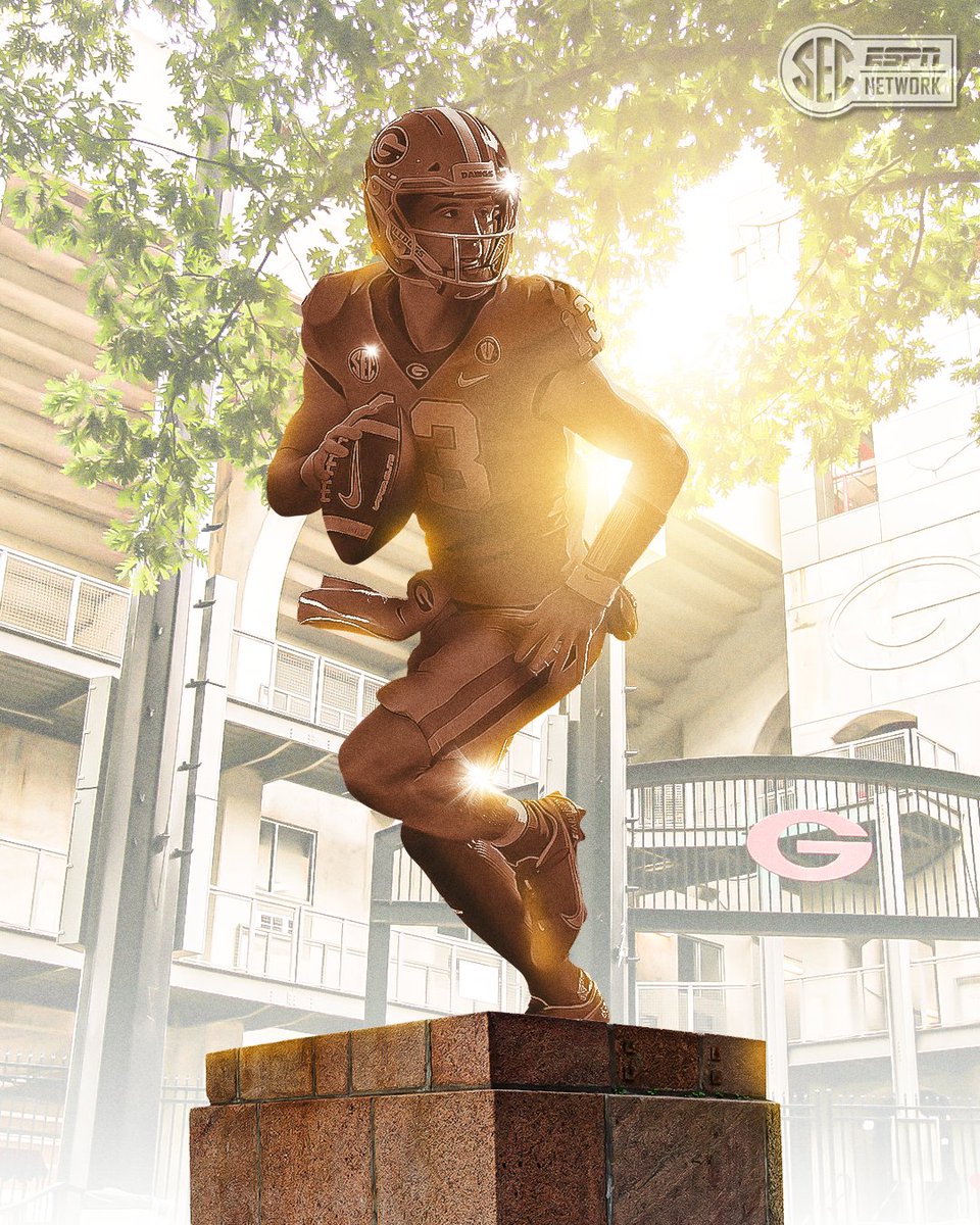 SECNetwork's tweet photo. Go ahead and build the statue.

@GeorgiaFootball | #NationalChampionship https://t.co/BW3xj8ZTPD