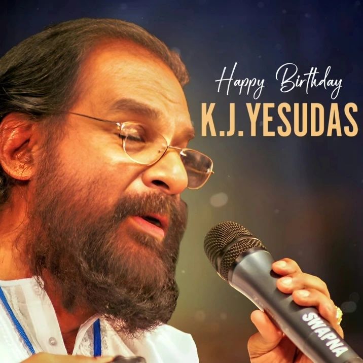 Happy  Birthday  K.J Yesudas Sir    