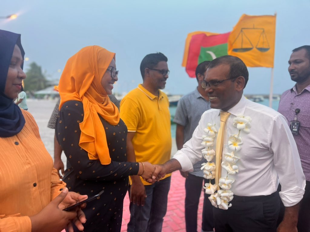 mashafeeg's tweet photo. ވެލިދޫ ރައްޔިތުންނަކީ ތަހުޒީބު ބައެއް. މެހުމާންދާރީ ފުރިހަމަ ބައެއް. އެތެރޭގެ އިންތިޚާބްގައި އެނަމޫނާ ދައްކަމުންދާކަމީ އުފާކުރާ ކަމެއް. މާތްﷲގެ އިރާދަފުޅާއެކު އެމްޑީޕީ ރިޔާސީ ޕްރައިމަރީ ވެލިދޫންނާއި މުޅި ރާއްޖޭން ބޮޑުތަނުން ކާމިޔާބުކުރައްވާނީ @ibusolih  
#MDPKuriah 
#Ibu2023 https://t.co/fwJYiarx9L