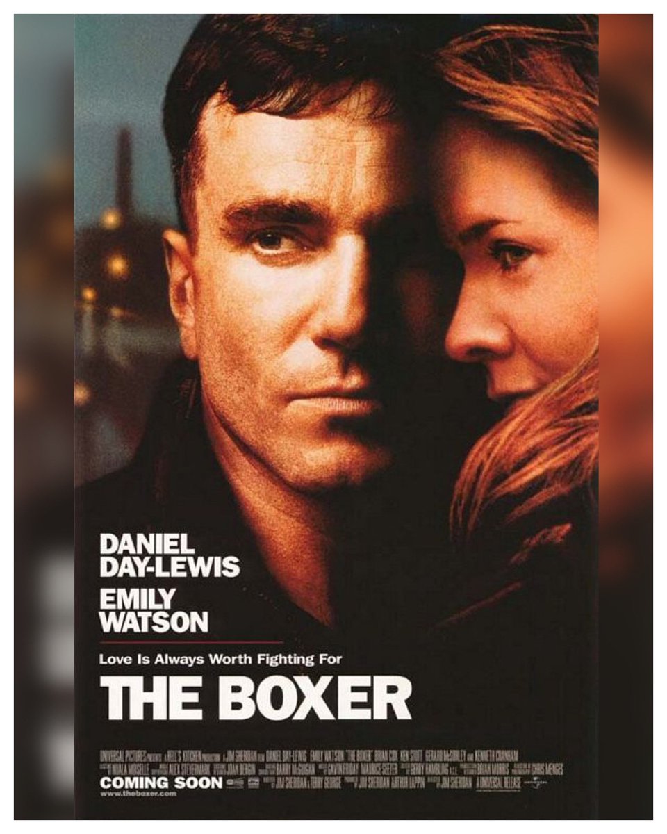 25 Years #TheBoxer Starring: #DanielDayLewis #EmilyWatson #BrianCox #KenStott #GerardMcSorley #IanMcElhinney Directed By: #JimSheridan   

#WreckLeaguePodcast